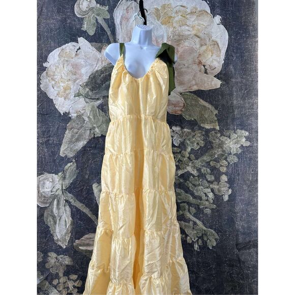 New Anthropologie Hutch Scoop-Neck Tiered Maxi Dress sz xL - Picture 10 of 10